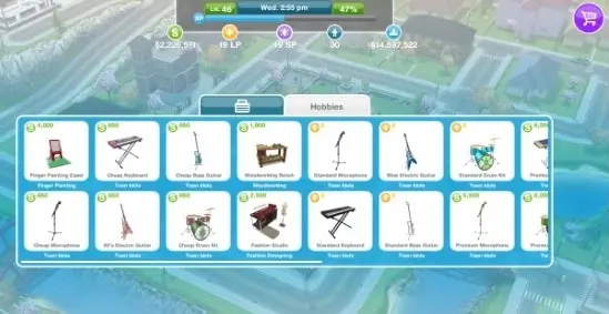 Pick the items, and place them in your gaming inventory