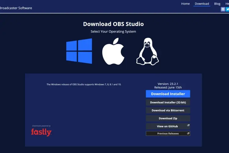 Open Broadcaster Software 