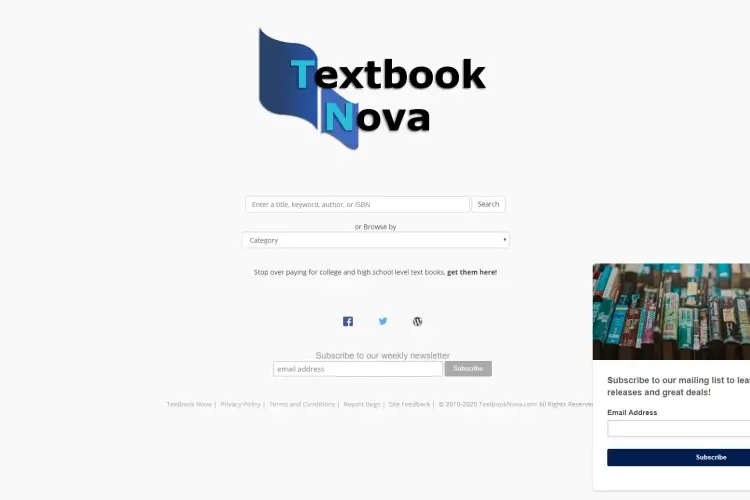 Textbook Nova